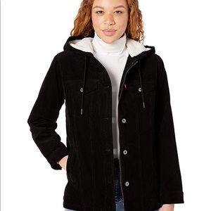 Levis Mia hooded corduroy shelling lined jacket